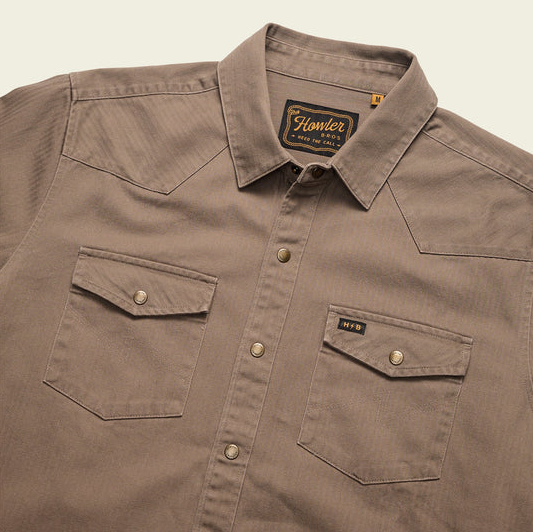 Men's Howler Bros | Sawhorse Work Shirt | Taupe