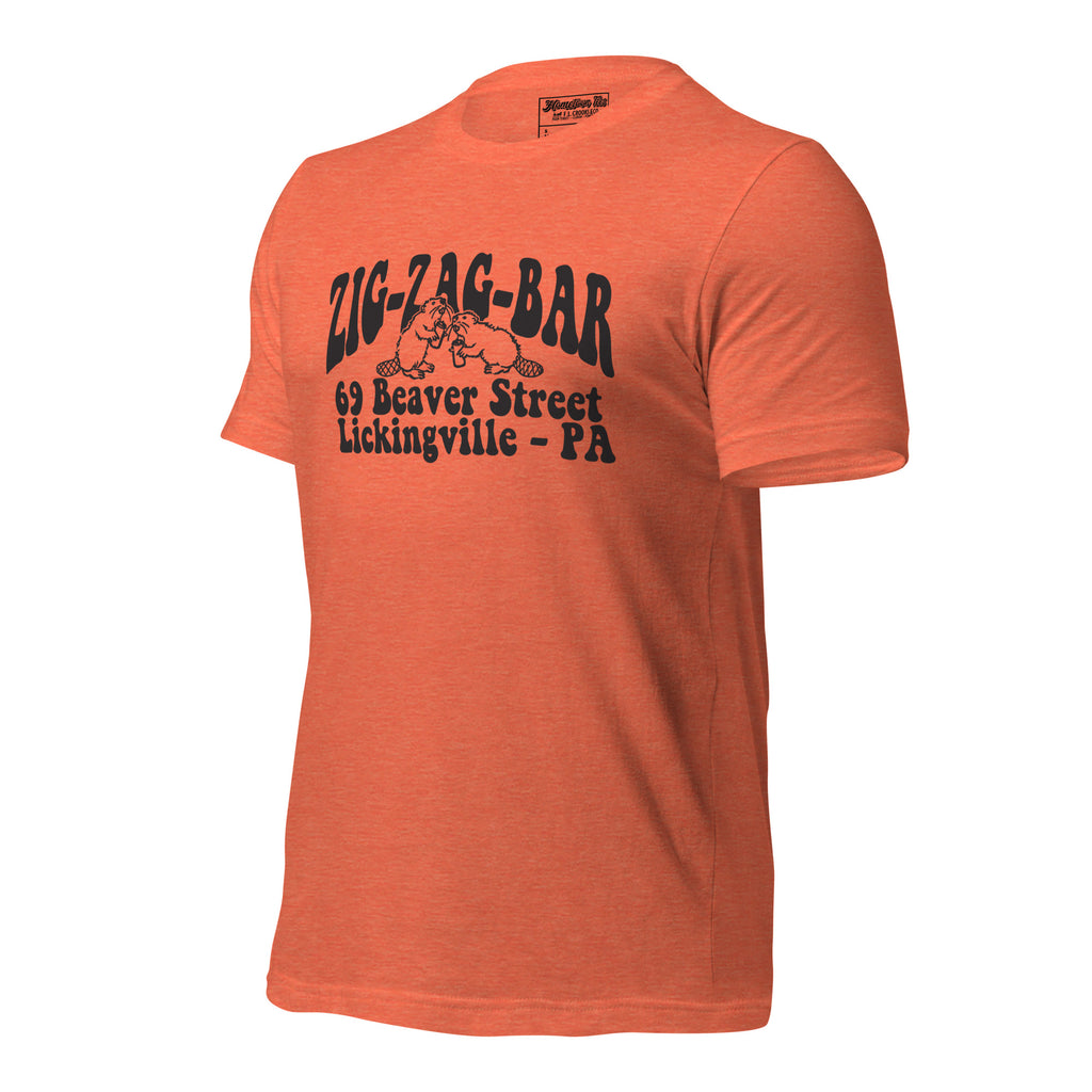 Zig-Zag-Bar - Lickingville - 3 Colors - Unisex t-shirt - FLCrooks.com