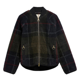 Women's Barbour | Kirklees Fleece Jacket | Shadow Classic Tartan