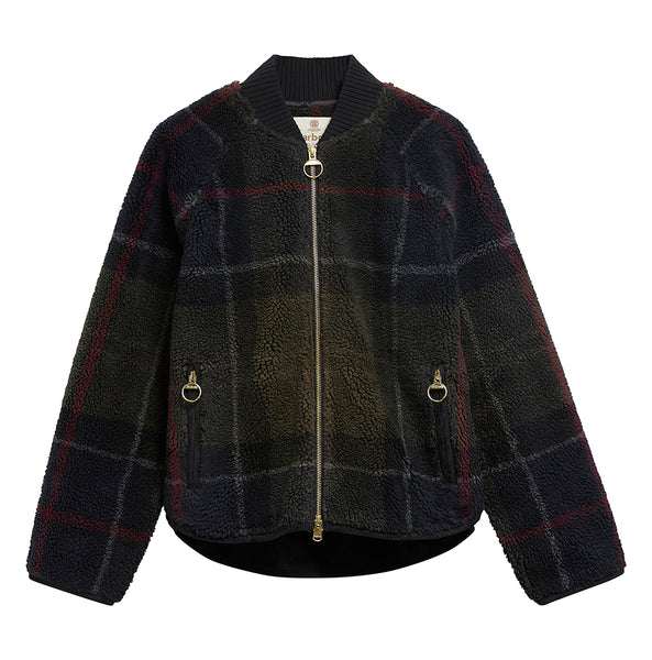 Women's Barbour | Kirklees Fleece Jacket | Shadow Classic Tartan