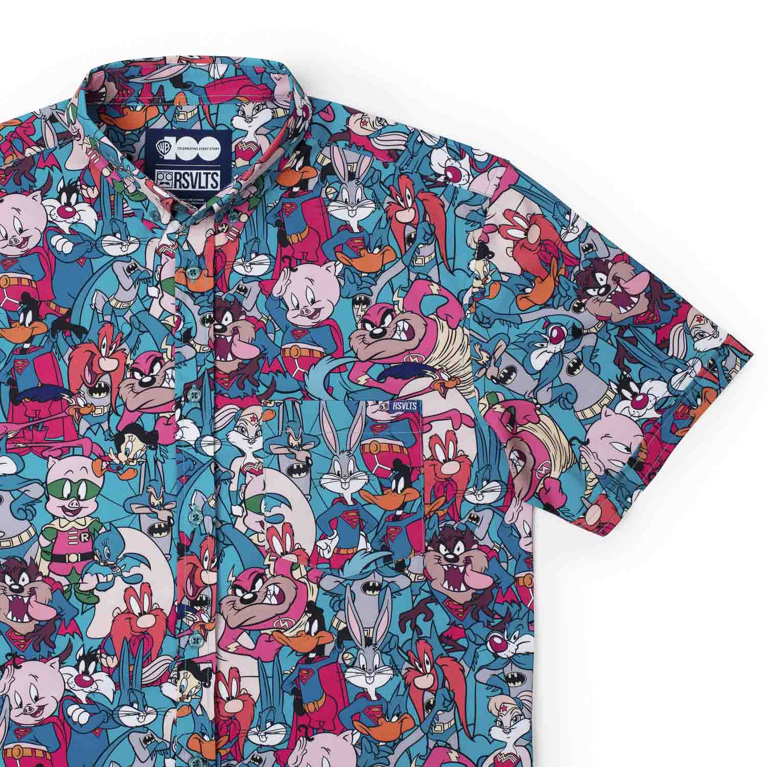 looney tunes dress shirt Men's RSVLTS | WB100 "Looney Tunes Heros"