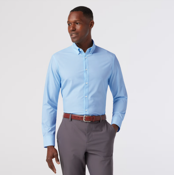 Men's Mizzen + Main | Leeward Dress Shirt | Light Blue