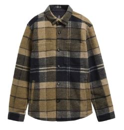 Men's Barbour | Woodlane Brushed Check Overshirt  | Birchwood Dress Tartan