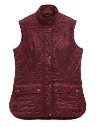 Women's Barbour | Wray Quilted Gilet | Cranberry Red