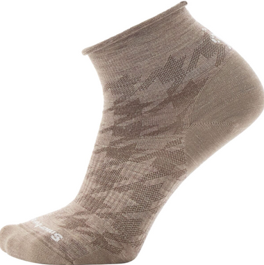 Women's Smartwool | Everyday Houndstooth Ankle Sock | Fossil