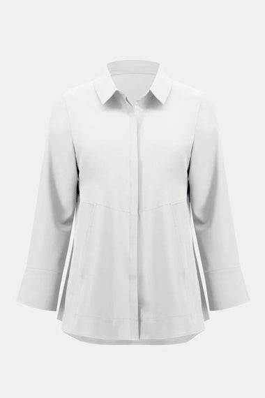 Women's Joseph Ribkoff | Woven Button Down Blouse | Optic White