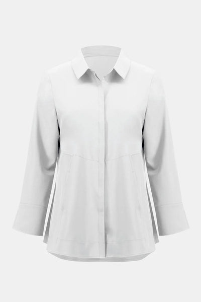 Women's Joseph Ribkoff | Woven Button Down Blouse | Optic White