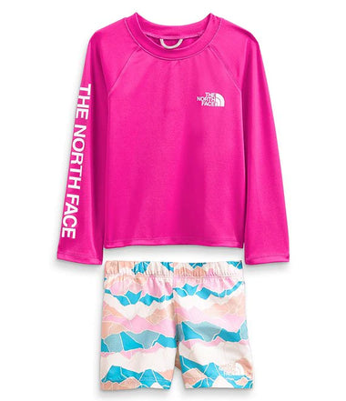 Toddlers' The North Face | Long Sleeve Shirt and Shorts Set | Lilac
