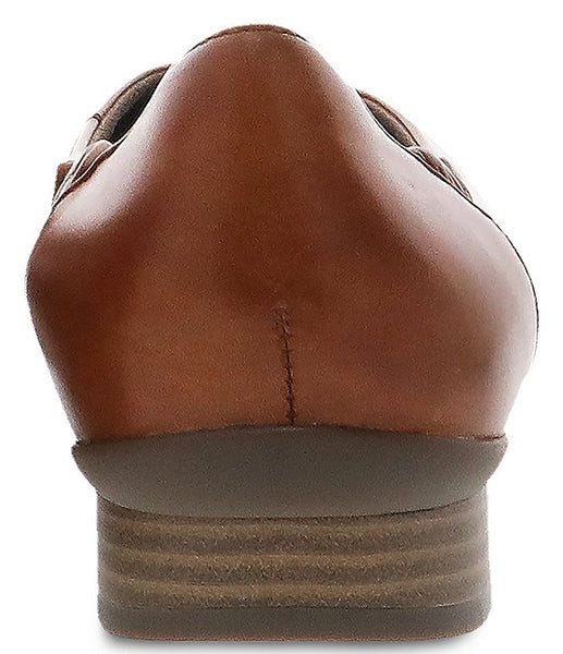 Women's Dansko | Kira Leather Slip On Loafers | Aniline Calf Luggage