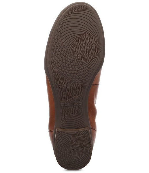 Women's Dansko | Kira Leather Slip On Loafers | Aniline Calf Luggage