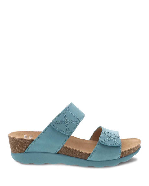 Women's Dansko | Maddy Milled Nubuck Sandal | Lagoon Blue