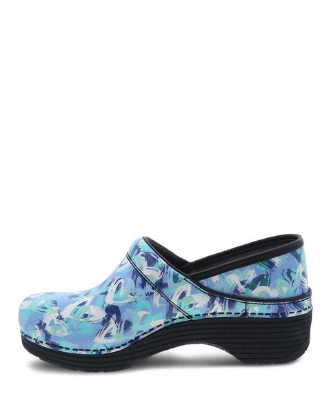 Women's Dansko | LT Pro Patent Clog | Blue Heart