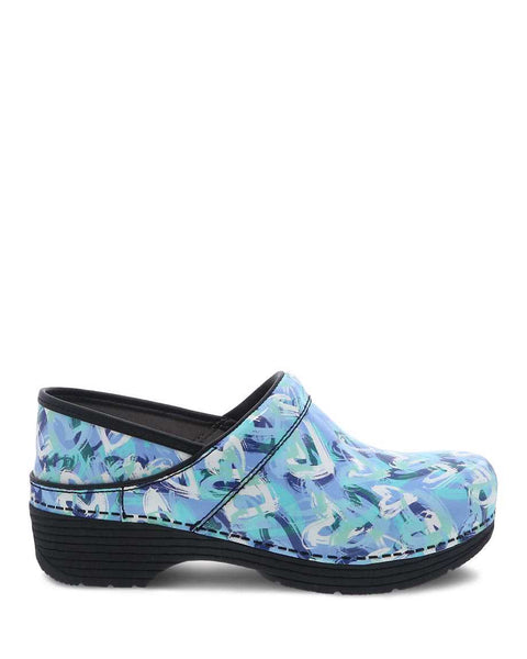 Women's Dansko | LT Pro Patent Clog | Blue Heart