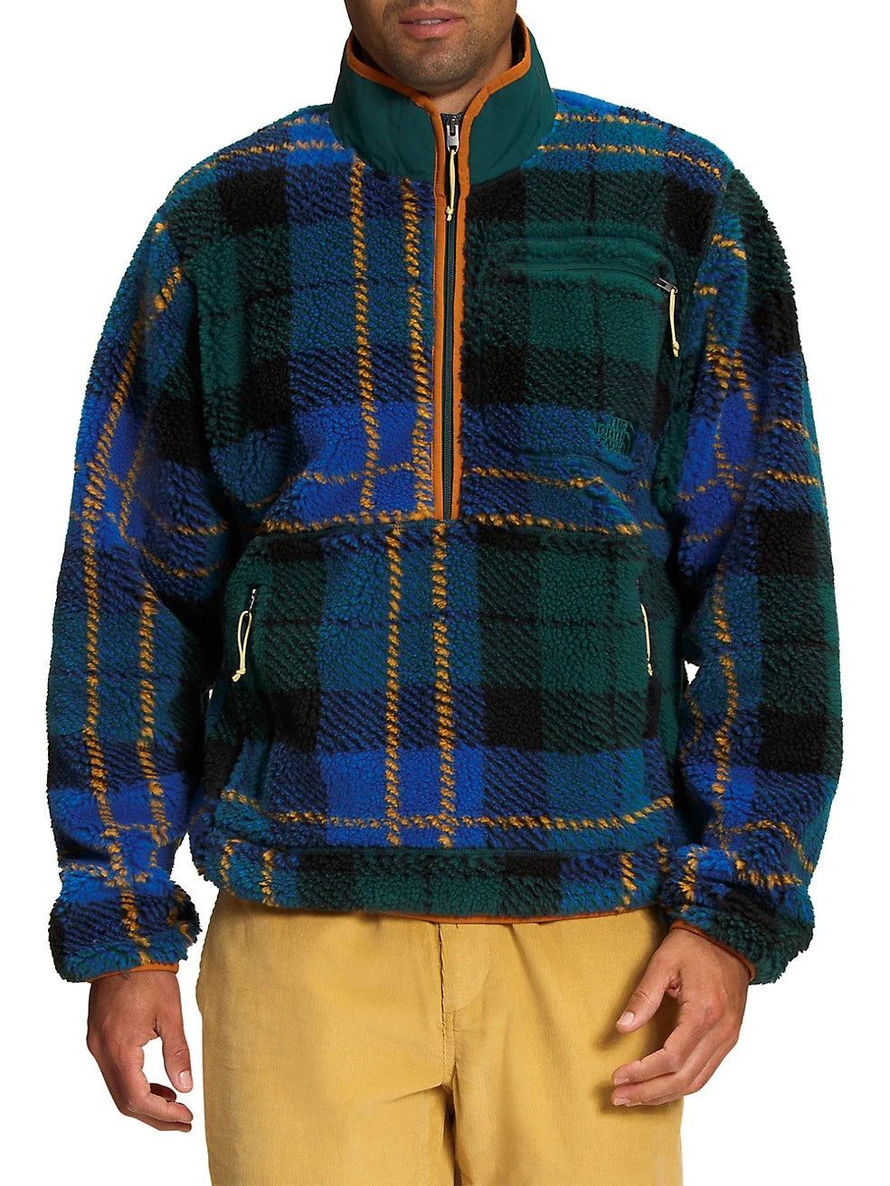 North face plaid pullover outlet