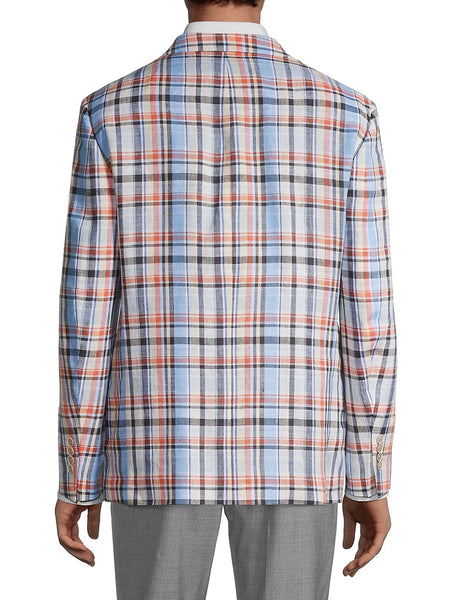 Men's Tallia | Linen Sport Coat | Plaid