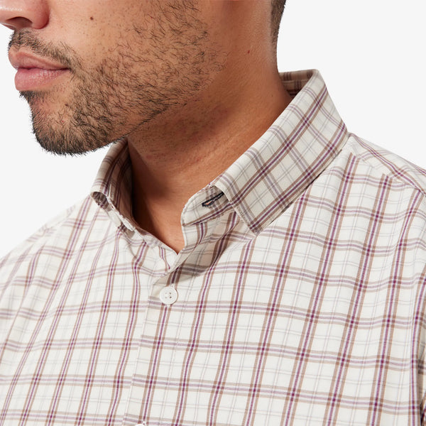 Men's Mizzen + Main | Leeward | Cream Caribou Plaid