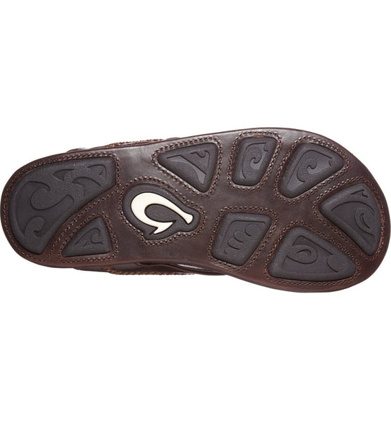 Men's Olukai Sandals | Mea Ola Artisan Beach Sandal | Dark Java - FL Crooks
