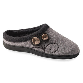 Women's Acorn | Boiled Wool Dara Mule Slippers | Light Grey