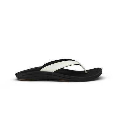 Women's OluKai | Kulapa Kai Beach Sandal | White Black