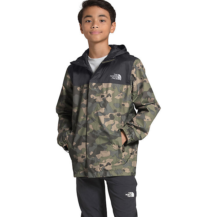 Boys' The North Face | Resolve Waterproof Reflective Jacket Camo F.L. CROOKS.COM