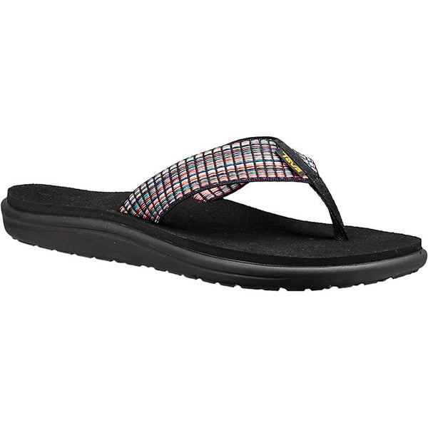 Women's TEVA Voya Flip Flop Sandal Bar Street Multi Black