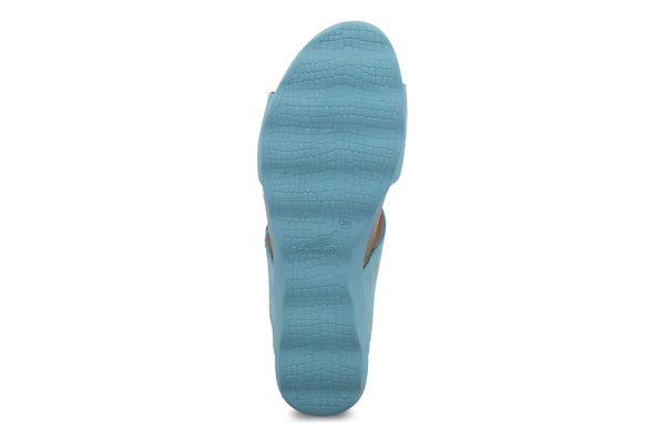 Women's Dansko | Maddy Milled Nubuck Sandal | Lagoon Blue