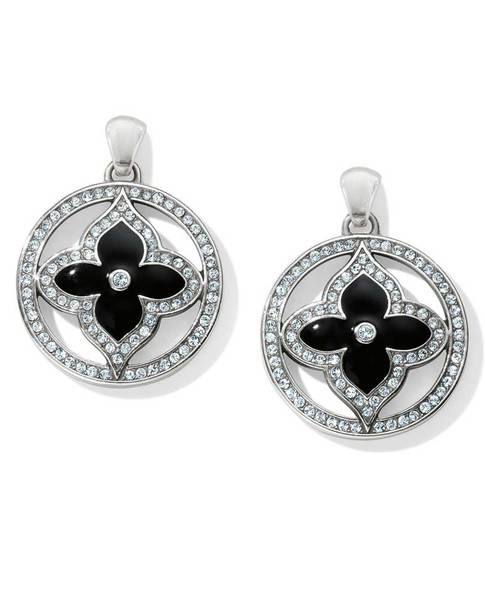 Women's Brighton | Toledo Alto Noir Post Drop Earrings | Silver