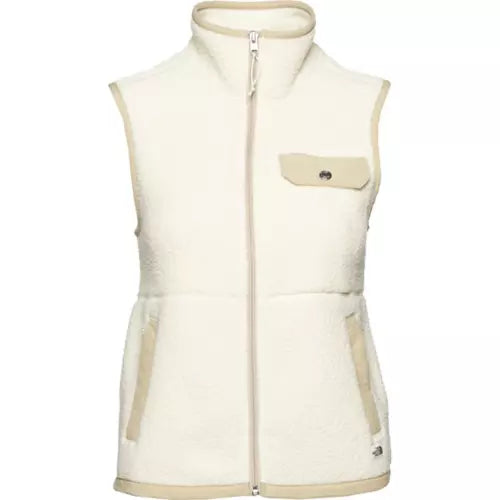 Women s The North Face Cragmont Fleece Vest Gardenia White