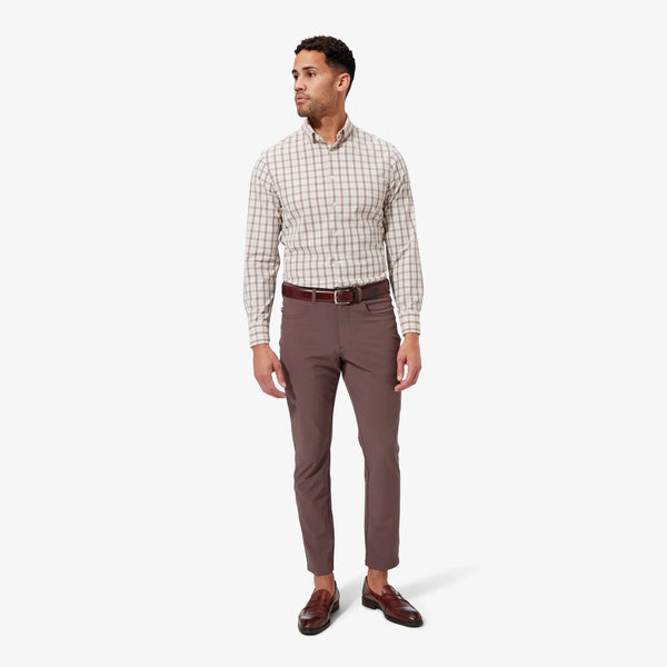 Men's Mizzen + Main | Leeward | Cream Caribou Plaid