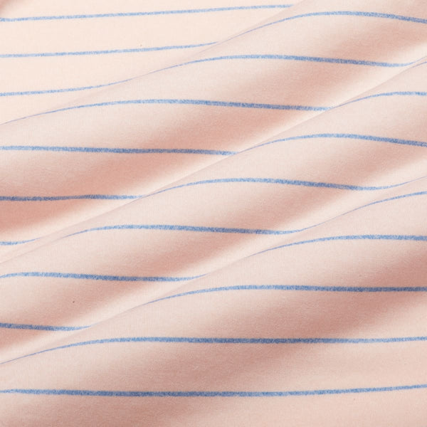 Men's Mizzen + Main | Versa Polo | Peach Blue Horizontal Stripe