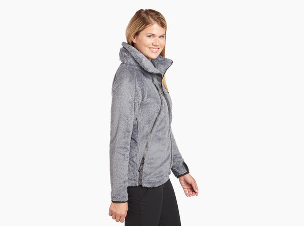 Women's Kuhl | Soft Plush Italian Fleece Flight Jacket | Flint