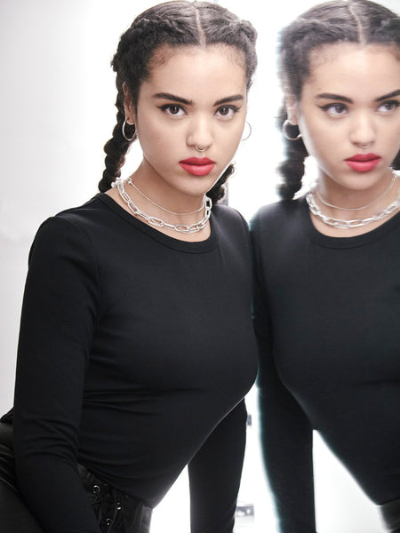 Women's 525 America | Ultimate Smoothing Crewneck Top | Black