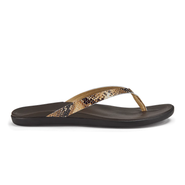 Women's Olukai | Ho'opio Beach Sandal | Tan Mo'o