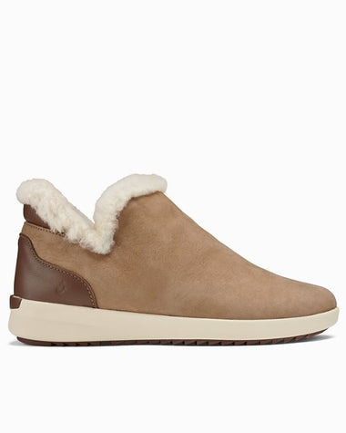 Women's Olukai | Malua Hulu Shearling Slipper Bootie | Tan