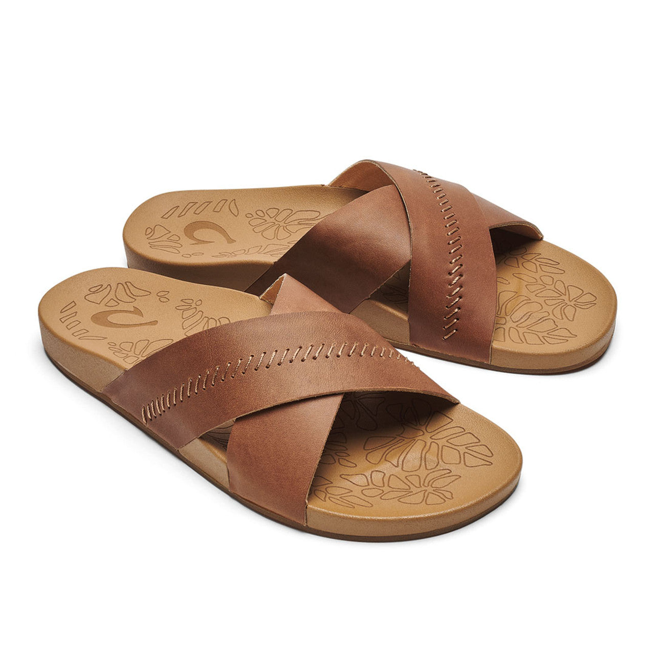 økologisk dusin endelse Women's Olukai | Kipe'a 'Olu Slide Sandals | Sahara - F.L. CROOKS.COM