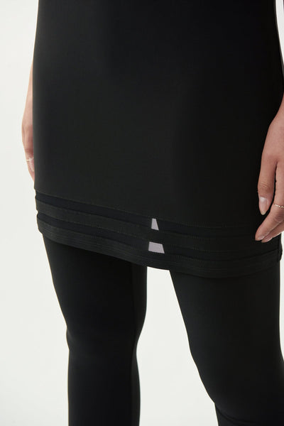 Women's Joseph Ribkoff | Legging with Skirting Inspired Layer | Black