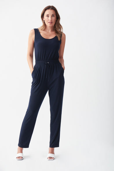 Women's Joseph Ribkoff | Elastic Waist Jumpsuit | Midnight Blue