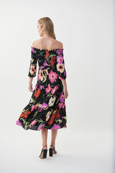 Women's Joseph Ribkoff | Botanique Floral Dress | Black Multi