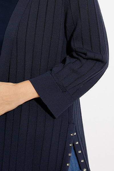 Women's Joseph Ribkoff | Studded Long Cardigan | Midnight Blue