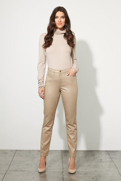 Women's Joseph Ribkoff | Straight Leg Champagne Jean | Gold