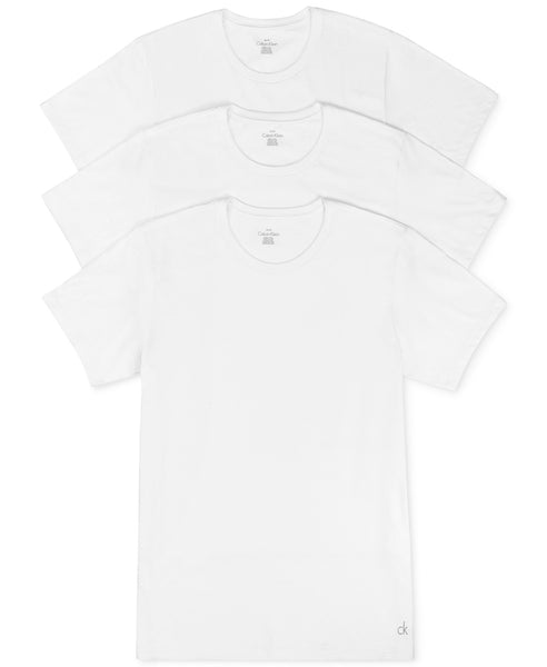 Men's Calvin Klein | Three Crew Neck T-Shirts | White