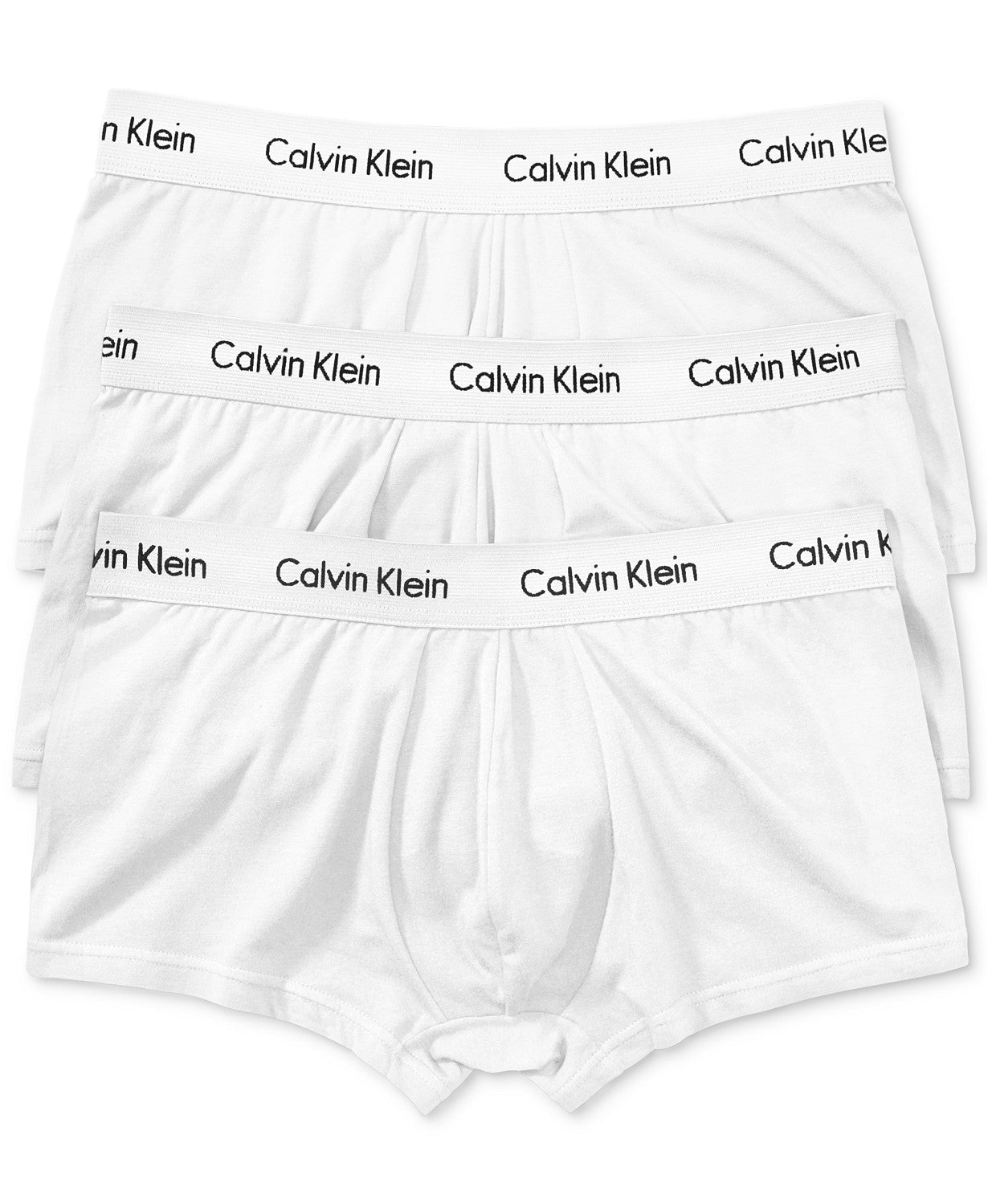 Calvin Klein Trunks 3 Pack in Cotton Stretch