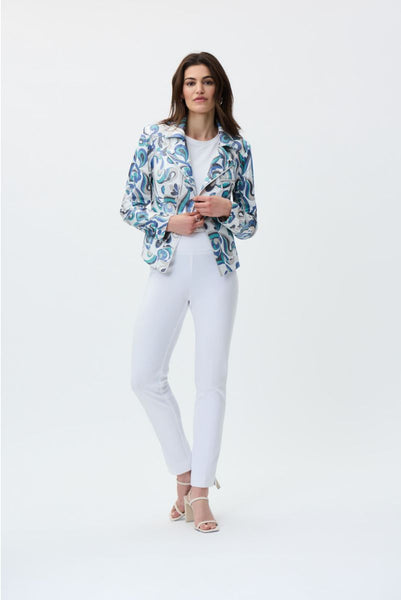 Women's Joseph Ribkoff | Faux Suede Jacket | Vanilla Multi