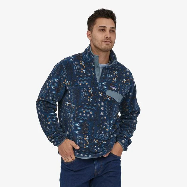 Patagonia patterned top fleece mens