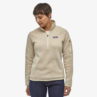 Women's Patagonia | Better Sweater Quarter Zip | Oyster White