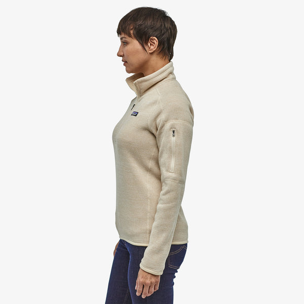 Women's Patagonia | Better Sweater Quarter Zip | Oyster White