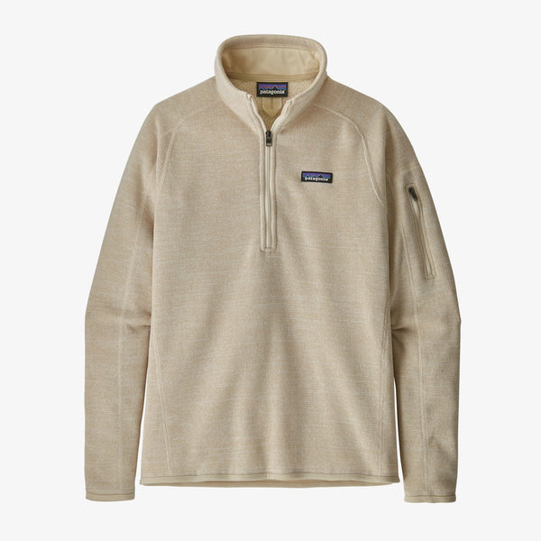Patagonia white sales quarter zip