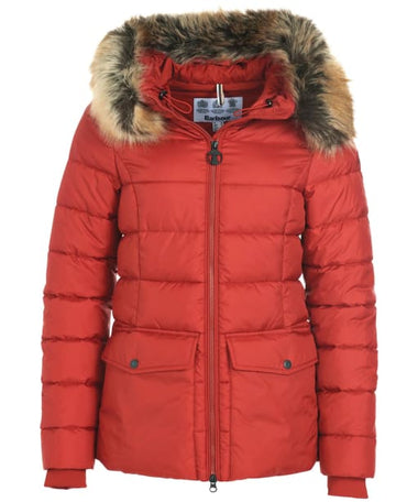 Women's Barbour | Bayside Quilt Jacket | Flame Red