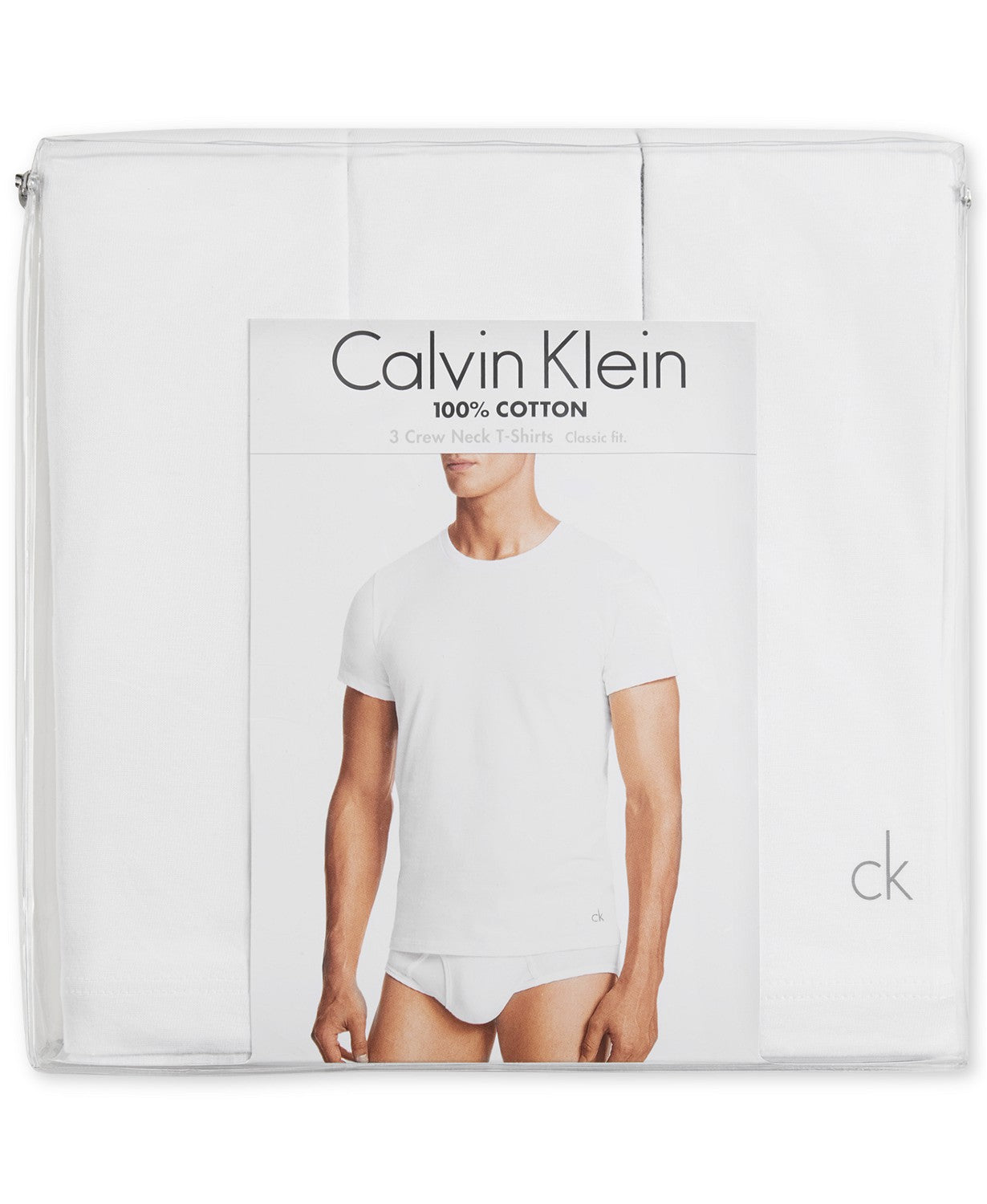 Men's Calvin Klein | Three Crew Neck T-Shirts | White