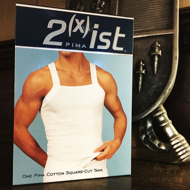 Men's 2(x)ist | Pima Square Cut Tank Top | Black Size L only - FL Crooks